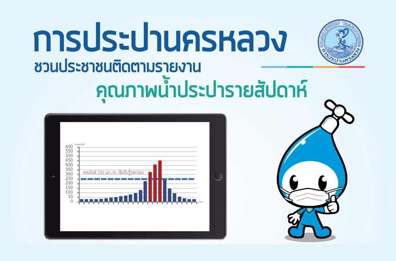 กปน. เฝ้าระวังภาวะฝนทิ้งช่วงถึงกลางเดือน กค 64 อาจส่งผลให้เกิดน้ำทะเลหนุน ชวนประชาชนติดตามรายงานคาดการณ์คุณภาพน้ำรายสัปดาห์ เริ่มศุกร์ที่ 11 มิ.ย. 64 นี้