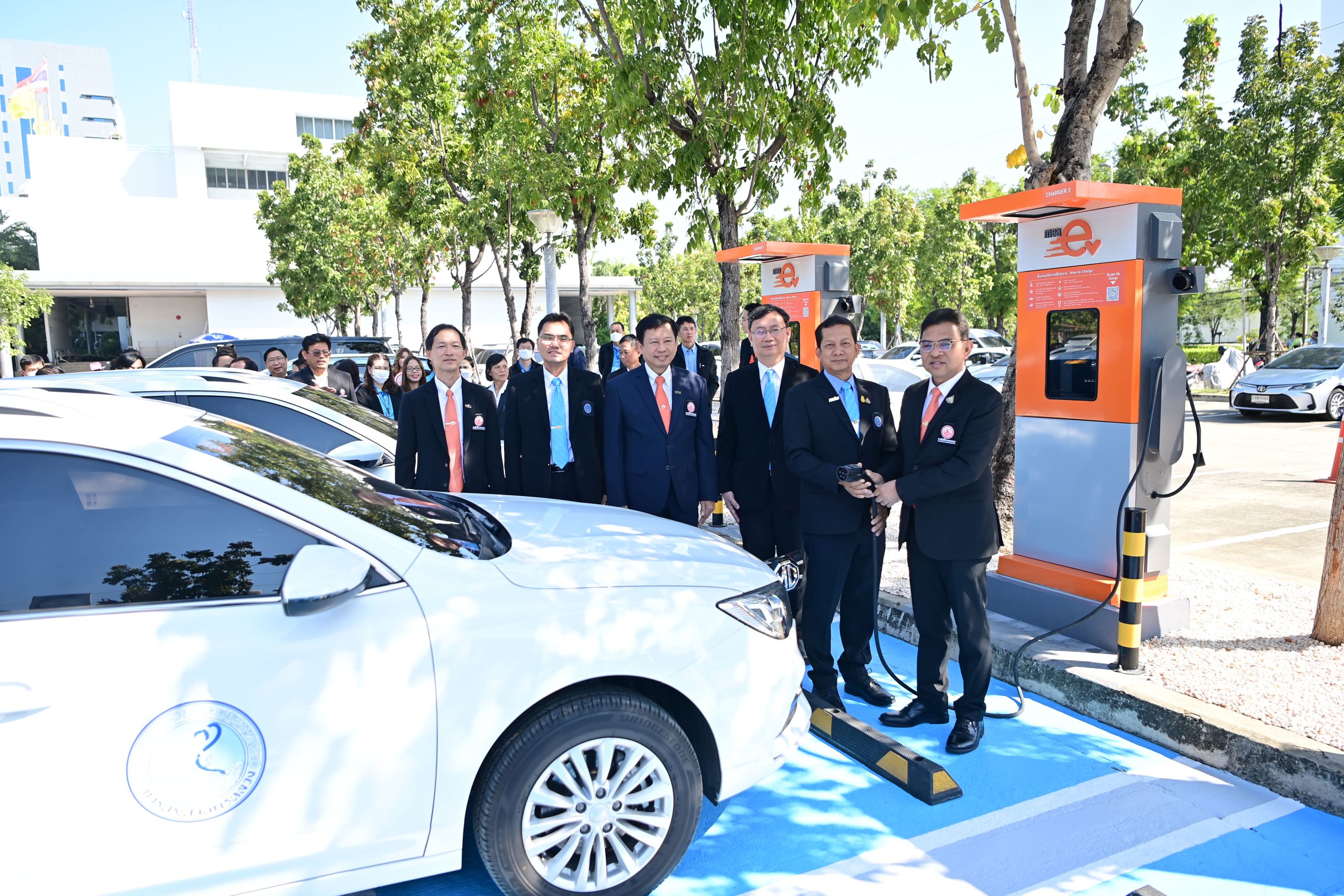 MEA ร่วม กปน. มุ่งเสริม EV Ecosystem ติดตั้ง EV Charger บริการประชาชน 5 สถานี