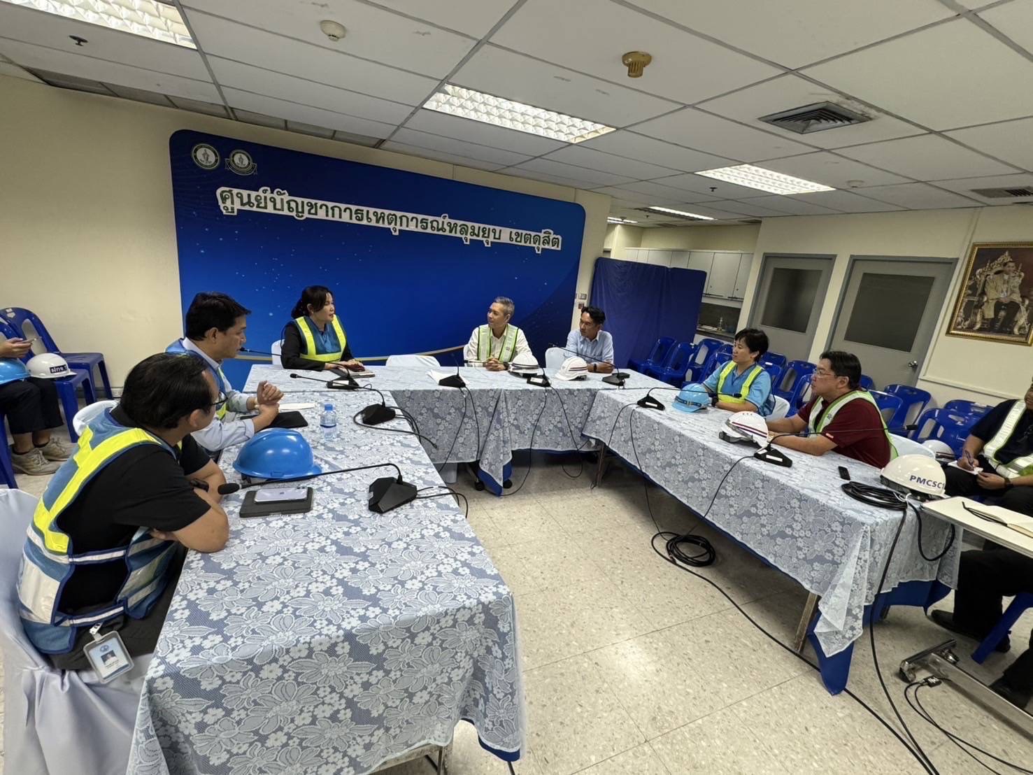 กปน. ร่วมหารือกับ รฟม. เพื่อดำเนินการพิสูจน์หาสาเหตุที่แท้จริงจากผู้เชี่ยวชาญทางด้านวิศวกรรม